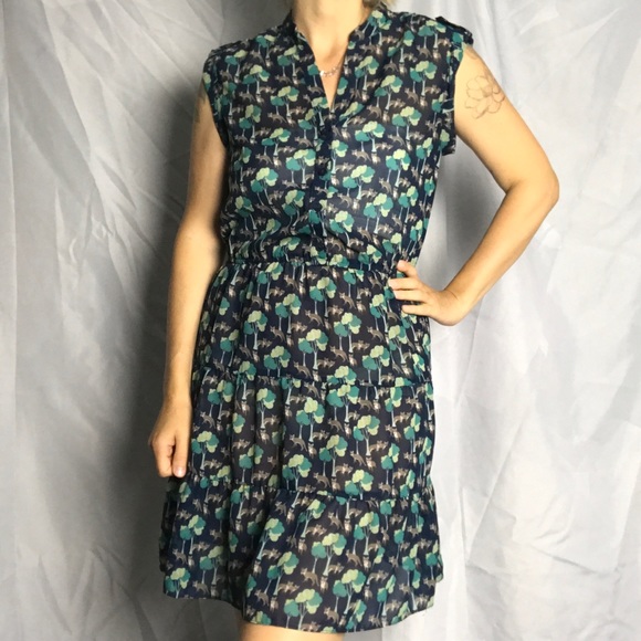 GAP Dresses & Skirts - Gap fox print forest friends dress
